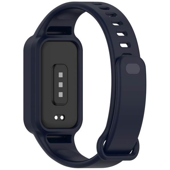 Pasek Silikonowy do Xiaomi Smart Band 9 Active / Xiaomi Redmi Band 3, Granatowy