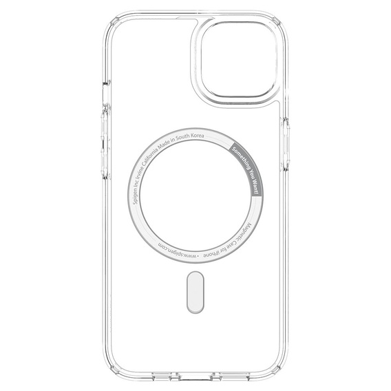 Etui z MagSafe Spigen do iPhone 13 Mini, Ultra Hybrid, białe + Szkło Hartowane 9H