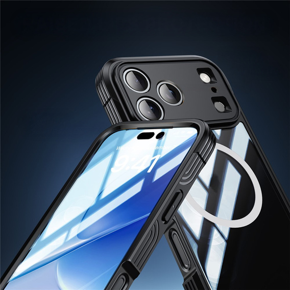 Etui Shockproof ze szkłem do MagSafe do iPhone 17 Pro Max