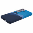 Etui do Samsung S25, Carbon Fiber MagSafe, niebieskie / granatowe