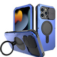 Etui do iPhone 15, DefenderMag, niebieskie