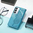 Etui z klapką Butterfly do Realme C71 – eleganckie i funkcjonalne, niebieskie