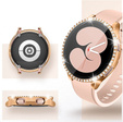 2w1 Etui + Szkło Hartowane do Samsung Galaxy Watch 6 40mm, Różowe Złoto