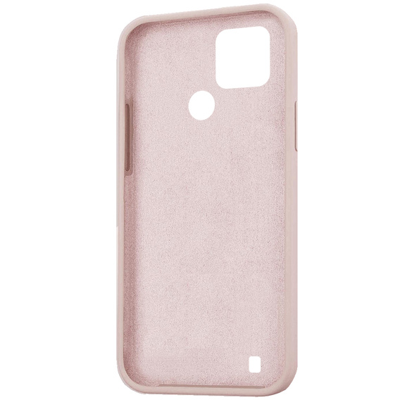 Etui do Realme C21Y / C25Y, Silicone Lite, różowe