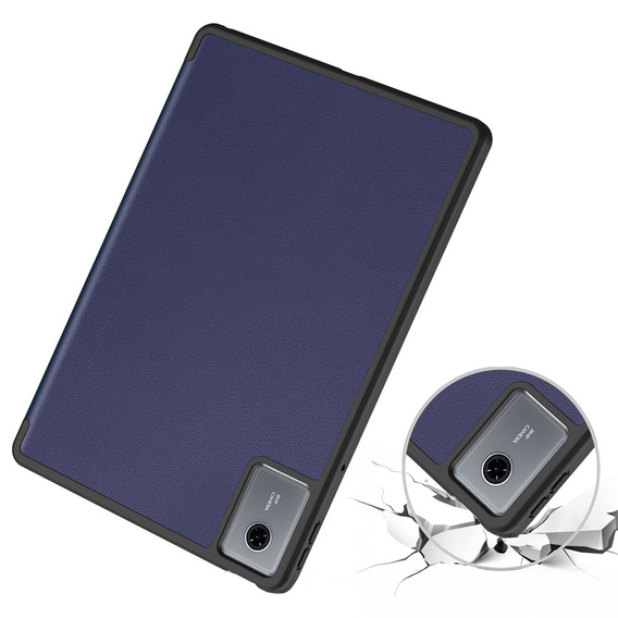 Etui do Lenovo Idea Tab 11" 2025 TB336FU TB336ZU, podstawka, Smartcase z miejscem na rysik, granatowe