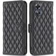 Etui z klapką do Oppo A17, Wallet, BINFEN COLOR, czarne