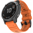 Pasek Silikonowy QuickFit do Garmin Fenix 26mm, Pomarańczowy