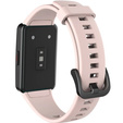 Pasek Silikonowy do Huawei Band 6 / Honor Band 6, Sand Pink