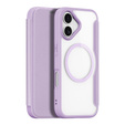 Etui Dux Ducis do iPhone 17, Skin X Pro,  z klapką, do MagSafe, fioletowe