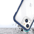 Etui ERBORD do iPhone 13 Mini, Hybrid Frame, Navy Blue