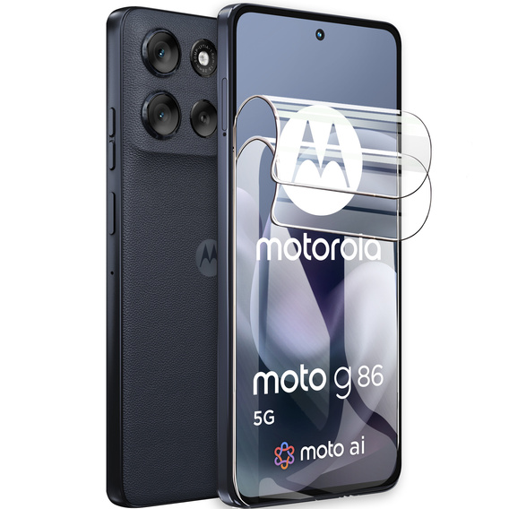 2x Folia Hydrożelowa ERBORD do Motorola Moto G86 Power 5G – niewidoczna, ale skuteczna tarcza