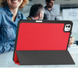 Etui do iPad Pro 11" 2024 (5 gen.), Smartcase z miejscem na rysik, czerwone