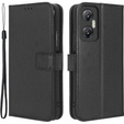 Etui z klapką do Infinix Hot 20 5G, Wallet Smart Magnet Case, czarne