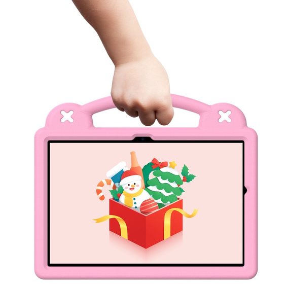 Etui do Samsung Galaxy Tab A9+, Cute Patterns, z podstawką, Różowe