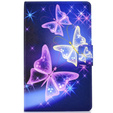 Etui do Samsung Galaxy Tab A7 10.4 2020 T500 T505, butterflies, fioletowe