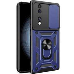 Etui pancerne do Honor 70 5G, CamShield Slide, niebieskie
