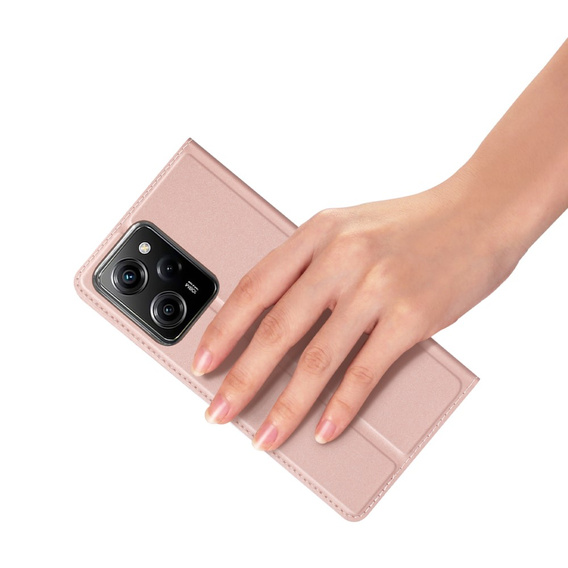 Etui Dux Ducis do Xiaomi Poco X5 Pro 5G, Skinpro, różowe rose gold