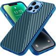 Etui Slim Carbon do iPhone 14 Pro Max, Blue