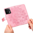 Etui z klapką do Xiaomi Redmi Note 13 Pro 5G, Mandala, różowe rose gold