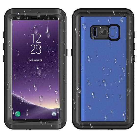 Etui Wodoodporne IP68 do Samsung Galaxy S8 5G, czarne
