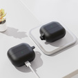 Silikonowe etui ochronne z karabińczykiem – do Galaxy Buds3 / Buds3 Pro - czarne