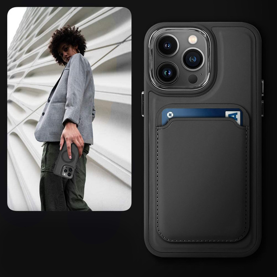 Etui do iPhone 14 Pro Max, Skin-touch MagSafe, czarne