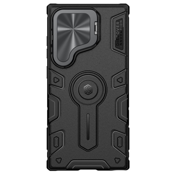 Etui do Samsung Galaxy S24 Ultra, pancerne Nillkin, CamShield Armor Prop, Czarne