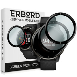 2x Szkło Hybrydowe ERBORD do Garmin Venu 2 Plus