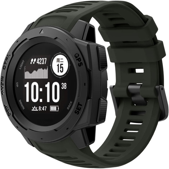 Pasek Silikonowy do Garmin Instinct / Instinct 2, Szary