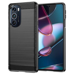 Etui do Motorola Edge 30 Pro, Karbon, czarne