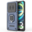 Etui do Xiaomi Redmi A3, KickStand Camera Lens, niebieskie