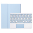 Etui z klawiaturą do Samsung Galaxy Tab S6 Lite 10.4" 2020/2022/2024, Touchpad Pen Slot, niebieskie