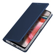 Etui Dux Ducis do iPhone 17 Air, Skin Pro, z klapką, z miejscem na kartę, granatowe