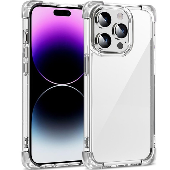 Etui do iPhone 14 Pro Max, ERBORD CornerShield, przezroczyste