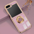 Etui do Samsung Galaxy Z Flip 5 5G, Electro Ring, fioletowe