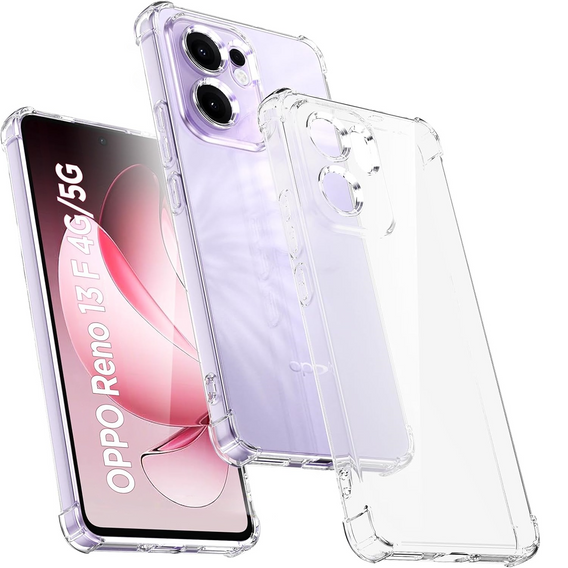 Etui do Oppo Reno 13F / Oppo Reno 13FS, Dropproof, przezroczyste