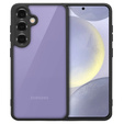 Etui do Samsung Galaxy S24+ Plus, Fusion Hybrid, z ochroną aparatu, przezroczyste / czarne