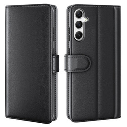 Etui z klapką do Samsung Galaxy A35 5G, Split Leather, czarne