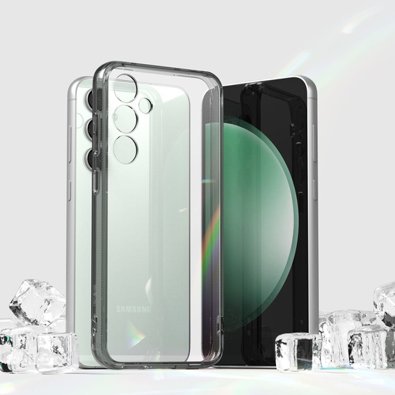 Etui Ringke do Samsung Galaxy S23 FE, Fusion, Przezroczyste / Czarne