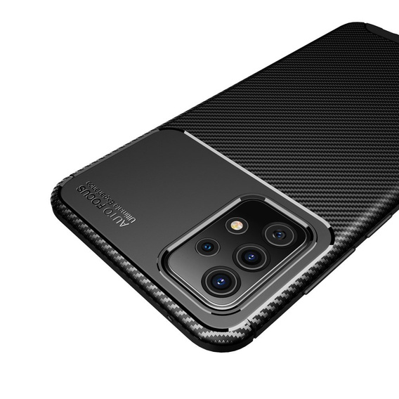 Etui do Samsung Galaxy A72 5G, Carbon Gel, czarne