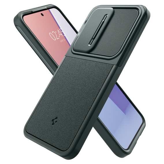 Etui Spigen do Samsung Galaxy S24, Optik Armor, Zielone