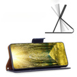 Etui z klapką do Samsung Galaxy A54 5G, Wallet Litchi Magnet, granatowe