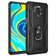 Etui pancerne do Xiaomi Redmi Note 9S / 9 Pro, Nox Case Ring, czarne