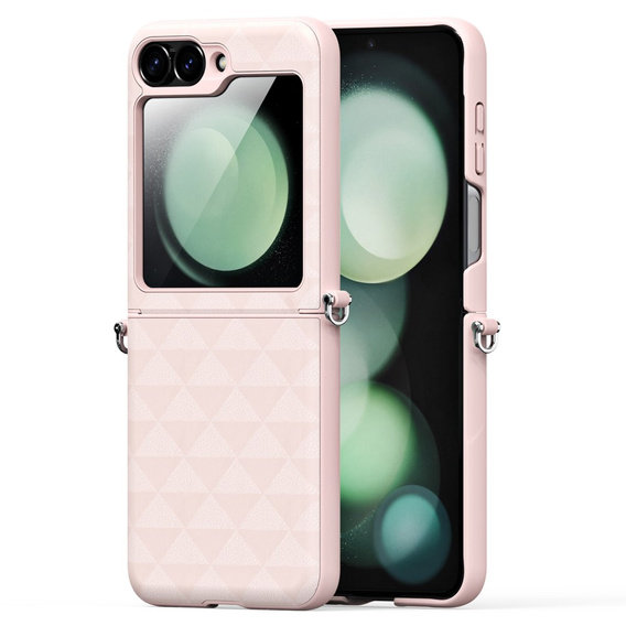Etui Dux Ducis do Samsung Galaxy Z Flip7 FE / Z Flip6, Fitt, różowe