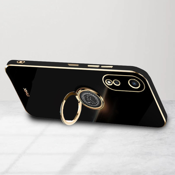 Etui do Oppo A78 5G, Electro Ring, czarne
