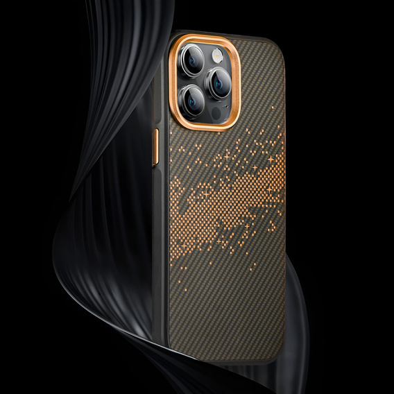 Etui do iPhone 14 Pro Max, Milky Way, złote