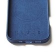 Etui Mujjo Skórzane do iPhone 16 Pro Max, MagSafe, niebieskie