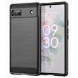 Etui do Google Pixel 6A, Karbon, czarne