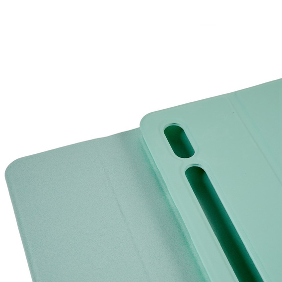 Etui z klawiaturą do Samsung Galaxy Tab S7 T870/T875 / S8, Pen Slot, zielone