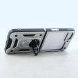 Etui pancerne do Samsung Galaxy Z Flip5 5G, Nox Case Ring, srebrne